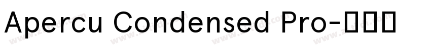 Apercu Condensed Pro字体转换